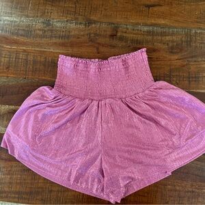 TCEC Pink Smocked shorts